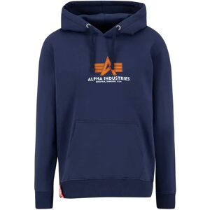 Alpha Industries Basic Rubber Hoodie Blue 3XL Men Alpha Industries Basic Rubber Hoodie Blue 3XL Men