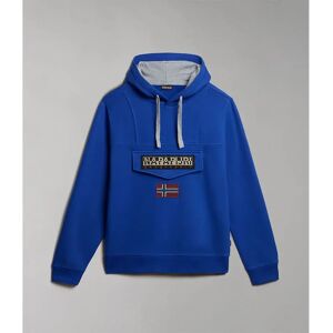 Napapijri Burgee Winter 2 Hoodie Blue Mazarin B5A 2XS Men Napapijri Burgee Winter 2 Hoodie Blue Mazarin B5A 2XS Men