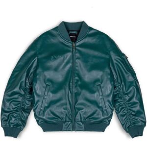 Grimey Iam Pu Leather Bomber Jacket Green S Men,Women Grimey Iam Pu Leather Bomber Jacket Green S Men,Women