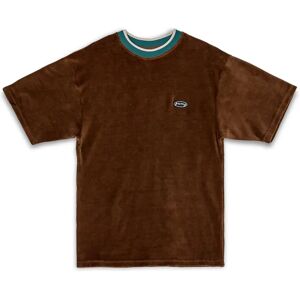 Grimey Iam Velvet Oversized Short Sleeve T-shirt Brown 2XL Men,Women Grimey Iam Velvet Oversized Short Sleeve T-shirt Brown 2XL Men,Women
