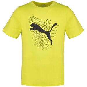 Puma Graphics Cat Short Sleeve T-shirt Lime Sheen M Men,Women Puma Graphics Cat Short Sleeve T-shirt Lime Sheen M Men,Women
