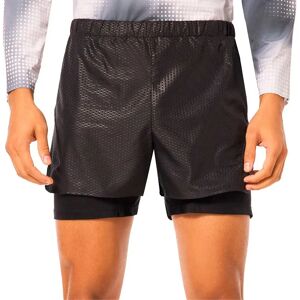 Oakley Apparel Pursuit Pro 6´´ 2in1 Shorts Blackout XS Men Oakley Apparel Pursuit Pro 6´´ 2in1 Shorts Blackout XS Men