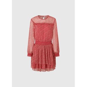 Pepe Jeans Bridget Long Sleeve Short Dress Crispy Red S Women Pepe Jeans Bridget Long Sleeve Short Dress Crispy Red S Women