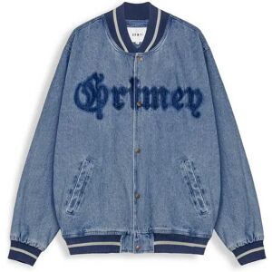 Grimey Causing Panic Baseball Jacket Blue XS Men,Women Grimey Causing Panic Baseball Jacket Blue XS Men,Women