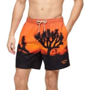 Superdry Photographic 17´´ Swimming Shorts Sunset Orange S Men Superdry Photographic 17´´ Swimming Shorts Sunset Orange S Men