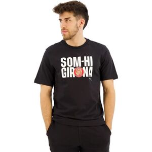 Puma Som-hi Girona Fc Short Sleeve T-shirt Black S Men,Women Puma Som-hi Girona Fc Short Sleeve T-shirt Black S Men,Women