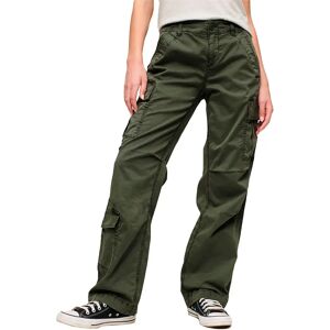 Superdry Low Rise Straight Cargo Cargo Pants Thyme Green 27 Women Superdry Low Rise Straight Cargo Cargo Pants Thyme Green 27 Women
