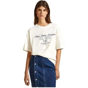 Pepe Jeans Ossington Short Sleeve T-shirt Off White S Men,Women Pepe Jeans Ossington Short Sleeve T-shirt Off White S Men,Women