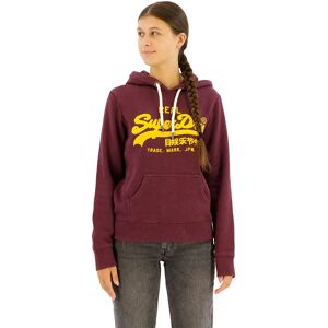 Superdry Chenille Vl Graphic Hoodie Track Burgundy Marl L Women Superdry Chenille Vl Graphic Hoodie Track Burgundy Marl L Women