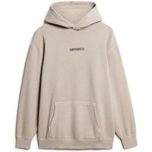 Superdry Micro Logo Graphic Loose Hoodie Chateau Grey L Men Superdry Micro Logo Graphic Loose Hoodie Chateau Grey L Men