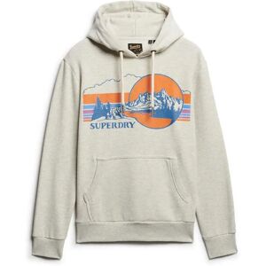 Superdry Outdoor Graphic Stripe Hoodie Oatmeal Grey Marl S Men Superdry Outdoor Graphic Stripe Hoodie Oatmeal Grey Marl S Men