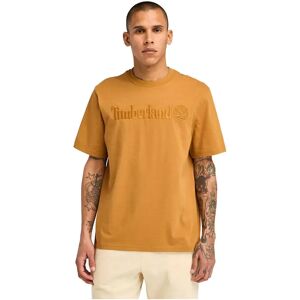 Timberland Embroidery Tonal Short Sleeve T-shirt Wheat Boot S Men Timberland Embroidery Tonal Short Sleeve T-shirt Wheat Boot S Men