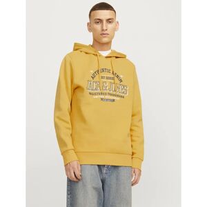 Jack & Jones Logo 2 Col Hoodie Honey Gold XL Men Jack & Jones Logo 2 Col Hoodie Honey Gold XL Men