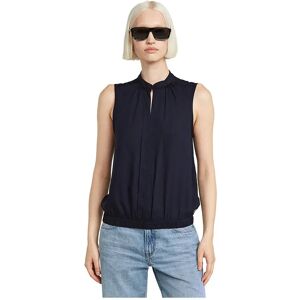 G-star Stand Up Collar Sleeveless Shirt Osaka Blue M Women G-star Stand Up Collar Sleeveless Shirt Osaka Blue M Women