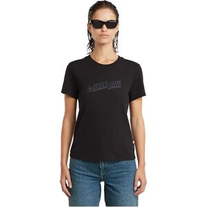 G-star Embro Logo Short Sleeve T-shirt Dark Black S Women G-star Embro Logo Short Sleeve T-shirt Dark Black S Women