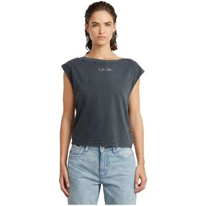 G-star Mini G-script Logo Overdyed Sleeveless T-shirt Petrol Gd XS Women G-star Mini G-script Logo Overdyed Sleeveless T-shirt Petrol Gd XS Women