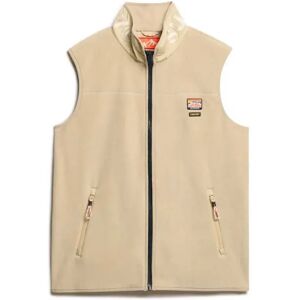Superdry Active Vest Oatmeal Beige S Men Superdry Active Vest Oatmeal Beige S Men