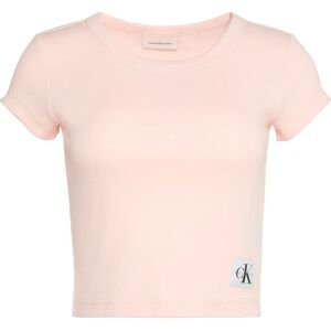 Calvin Klein Jeans Essentials Baby Short Sleeve T-shirt Cloud Pink L Women Calvin Klein Jeans Essentials Baby Short Sleeve T-shirt Cloud Pink L Women