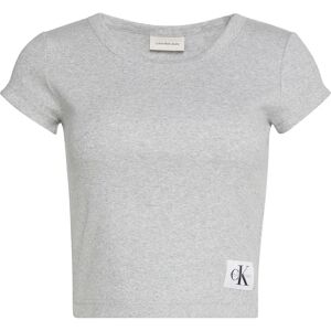 Calvin Klein Jeans Essentials Baby Short Sleeve T-shirt Grey Heather M Women Calvin Klein Jeans Essentials Baby Short Sleeve T-shirt Grey Heather M Women