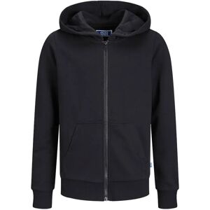 Jack & Jones Bradley Full Zip Sweatshirt Black 10 Years Boys Jack & Jones Bradley Full Zip Sweatshirt Black 10 Years Boys
