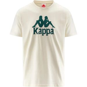 Kappa Authentic Estessi 3 Short Sleeve T-shirt White Milk / Green Dk XL Men Kappa Authentic Estessi 3 Short Sleeve T-shirt White Milk / Green Dk XL Men
