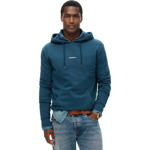 Superdry Plain Hoodie Blue Bottle 2XL Men Superdry Plain Hoodie Blue Bottle 2XL Men