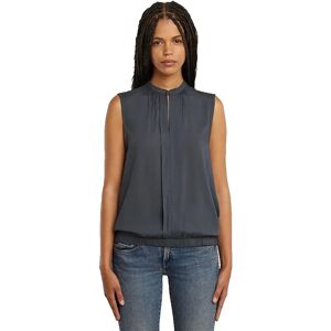 G-star Stand Up Collar Sleeveless Shirt Petrol M Women G-star Stand Up Collar Sleeveless Shirt Petrol M Women