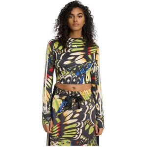 adidas X Farm Rio Long Sleeve T-shirt Black / Hi-Res Blue / Lush Red XS Women adidas X Farm Rio Long Sleeve T-shirt Black / Hi-Res Blue / Lush Red XS Women