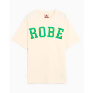 Kappa 621224w Short Sleeve T-shirt Beige / Green L Men Kappa 621224w Short Sleeve T-shirt Beige / Green L Men