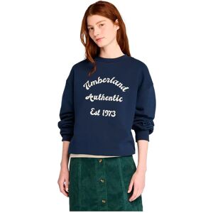 Timberland Brushed Back Chest Graphic Sweatshirt Dark Sapphire 3XL Women Timberland Brushed Back Chest Graphic Sweatshirt Dark Sapphire 3XL Women