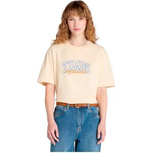 Timberland Varsity Graphic Short Sleeve T-shirt Angora S Women Timberland Varsity Graphic Short Sleeve T-shirt Angora S Women