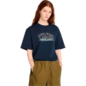 Timberland Varsity Graphic Short Sleeve T-shirt Dark Sapphire XS Women Timberland Varsity Graphic Short Sleeve T-shirt Dark Sapphire XS Women