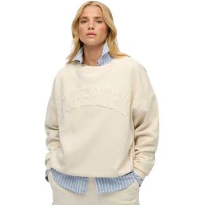Superdry Athletic Tonal Applique Sweatshirt Desert Bone Off White L Women Superdry Athletic Tonal Applique Sweatshirt Desert Bone Off White L Women