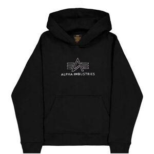 Alpha Industries Basic Tpu Hoodie Black / Chrome 3XL Men Alpha Industries Basic Tpu Hoodie Black / Chrome 3XL Men