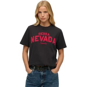 Superdry Outdoor Location Box Loose Short Sleeve T-shirt Blackboard M Women Superdry Outdoor Location Box Loose Short Sleeve T-shirt Blackboard M Women