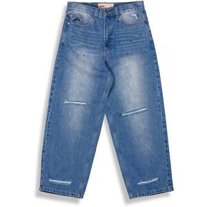 Grimey Royal Paw Big Boy Jeans Washed Blue S Men,Women Grimey Royal Paw Big Boy Jeans Washed Blue S Men,Women