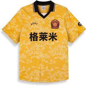 Grimey Sampans Soccer Short Sleeve T-shirt Yellow M Men,Women Grimey Sampans Soccer Short Sleeve T-shirt Yellow M Men,Women