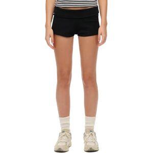 Superdry Athletic Essential Fold Shorts Black L Women Superdry Athletic Essential Fold Shorts Black L Women