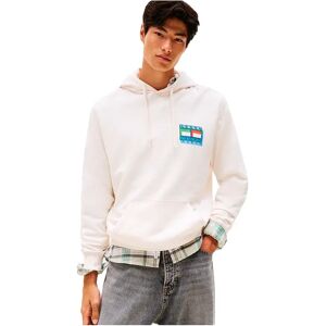 Tommy Hilfiger Dm0dm22077 Hoodie White S Men Tommy Hilfiger Dm0dm22077 Hoodie White S Men