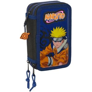 Safta Naruto Ninja Triple Filled Pencil Case 36 Units Multicolor One Size male Safta Naruto Ninja Triple Filled Pencil Case 36 Units Multicolor One Size male