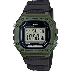 Casio W-218h-3avef Watch Green One Size Men Casio W-218h-3avef Watch Green One Size Men