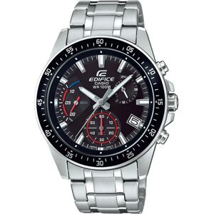 Casio Efv-540d-1avuef Edifice Watch Black / Silver Grey / Mineral One Size Men Casio Efv-540d-1avuef Edifice Watch Black / Silver Grey / Mineral One Size Men