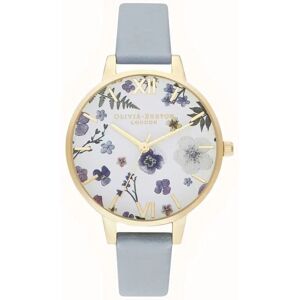 Olivia Burton Ob16ar08 Woman Watch Golden / Blue / White One Size Women Olivia Burton Ob16ar08 Woman Watch Golden / Blue / White One Size Women