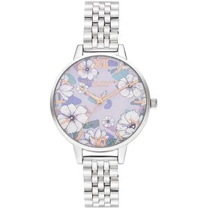 Olivia Burton Ob16an05 Woman Watch Silver / Silver / Lilac One Size Women Olivia Burton Ob16an05 Woman Watch Silver / Silver / Lilac One Size Women