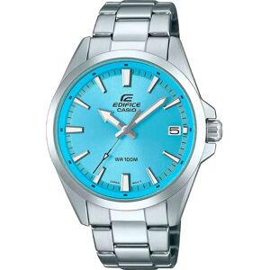 Casio Edifice 42 Mm Watch Silver Grey / Turquoise / Mineral One Size Men Casio Edifice 42 Mm Watch Silver Grey / Turquoise / Mineral One Size Men