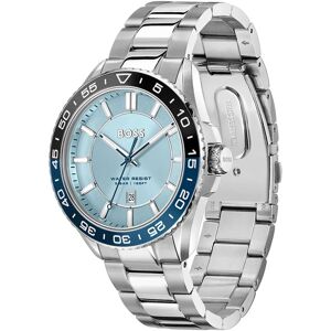Boss Runner 3h 44 Mm Watch Silver / Sky Blue / Mineral One Size Men Boss Runner 3h 44 Mm Watch Silver / Sky Blue / Mineral One Size Men