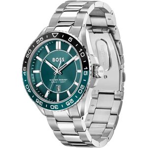 Boss Runner 3h 44 Mm Watch Silver / Teal / Mineral One Size Men Boss Runner 3h 44 Mm Watch Silver / Teal / Mineral One Size Men