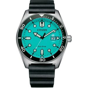 Citizen Aw1760-14x Watch Black / Green One Size Men Citizen Aw1760-14x Watch Black / Green One Size Men