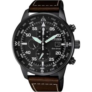 Citizen Ca0695-17e Watch Brown Leather / Black One Size Men Citizen Ca0695-17e Watch Brown Leather / Black One Size Men