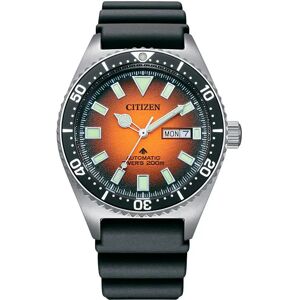 Citizen Ny0120-01z Watch Black / Orange One Size Men Citizen Ny0120-01z Watch Black / Orange One Size Men